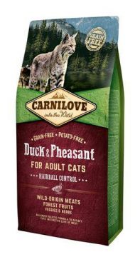 Carnilove Cat Duck&Pheasant Adult Hairball Contr 400g
