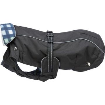 Outdoorový kabátek ROUEN 2v1, střih buldok, černá/modrá