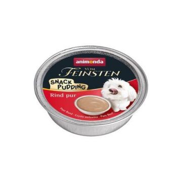 MULTIPACK Vom Feinsten Dog Adult Snack-Puding hovězí pro psy (3 x 85 g)