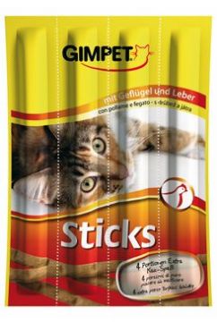 Gimpet Pochoutka Sticks Pochoutka drůbež+játra 4ks