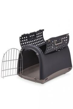 Přepravka pro kočky a psy Cabrio Antracitová IMAC