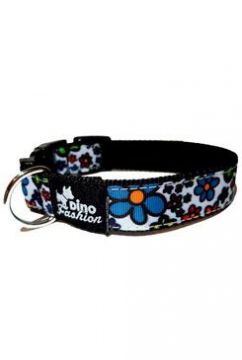 Obojek DINOFASHION Kytičky 35/2,5cm