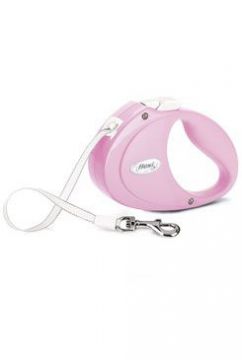 Vodítko FLEXI Puppy pásek 2m/12kg růžová