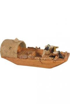 Akvarijní dekorace Pagoda loď 3 L 27,8cm Zolux