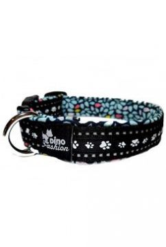 Obojek DINOFASHION reflexní Happy Paws softsh 55/2,5cm