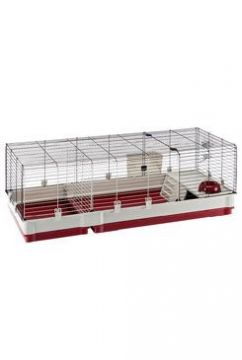 Klec KROLIK 140 s výbavou 142x60x50cm králík bordó FP