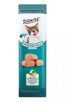 Pochoutka Dokas-Kuř. rolky s náplní z hovězí,tuňák10g