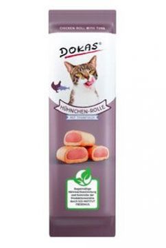 Pochoutka Dokas-Kuřecí rolky s náplní z tuňáka 10g