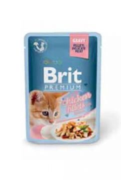 Brit Premium Cat D Fillets in Gravy for Kitten 85g