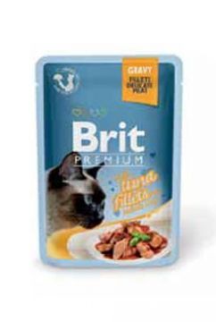 Brit Premium Cat D Fillets in Gravy With Tuna 85g