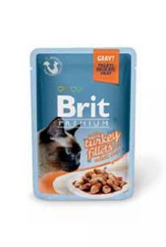Brit Premium Cat D Fillets in Gravy With Turkey 85g