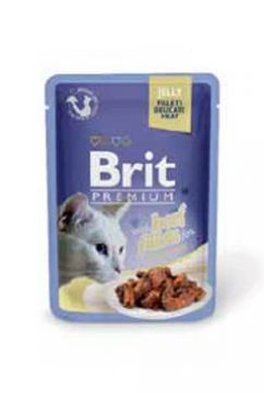 Brit Premium Cat D Fillets in Jelly with Beef 85g