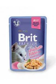 Brit Premium Cat D Fillets in Jelly with Chicken 85g
