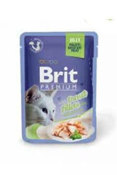 Brit Premium Cat D Fillets in Jelly with Trout 85g