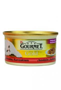Gourmet Gold konz. kočka pašt. duš.hov.a kuře 85g