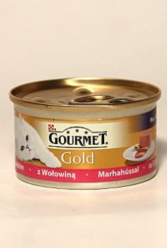 Gourmet Gold konz. kočka pašt. jemná s hovězím 85g