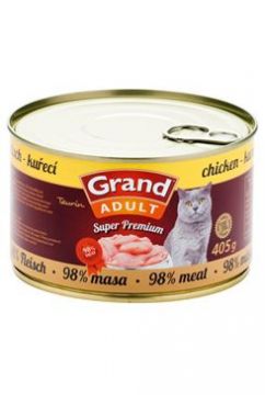 GRAND konz. Superpremium kočka kuřecí 405g