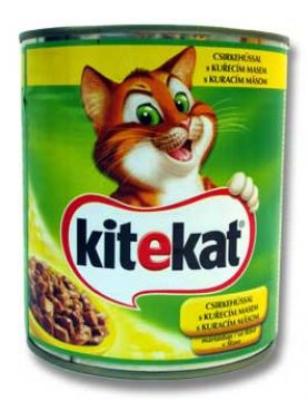 Kitekat konzerva s kuřecím 800g