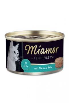 Miamor Cat Filet konzerva tuňák+rýže v želé 100g