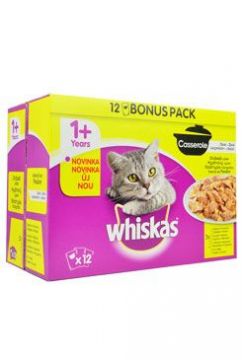 Whiskas kapsa Casserole drůbeží menu 12x85g