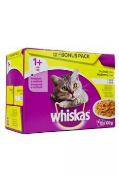 Whiskas kapsa Drůběží výběr v želé 12x100g