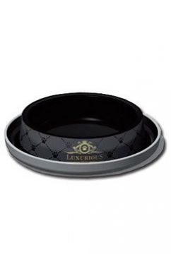 Miska plast LUXURIOUS cat černá 210ml