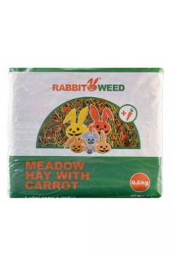 Seno luční s mrkví RabbitWeed 0,6kg 1,9 l