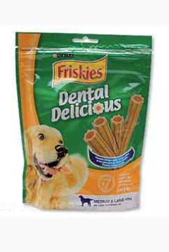 Friskies pochoutka pes DentalDelicious Med.&Large 200g