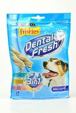 Friskies pochoutka pes DentalFresh 3 v 1 "S" 110g