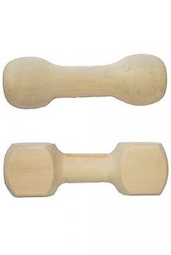 Hračka pes Činka dřevo aport 125g 14,5cm