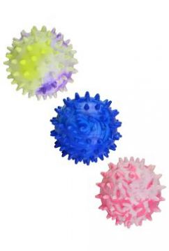 Hračka pes Míč s bodlinami plovací Vanil. 6,5cm SP