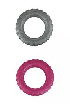 Hračka pes Pneumatika plovací Vanilková velká 15 cm SP