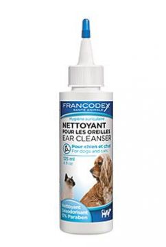 Francodex Roztok čistící na uši pes, kočka 125ml