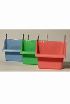 Krmítko pro exoty Q2 otevřené s háčky 130ml 9cm