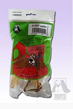 Pochoutka sušená MAPES králičí ouško 55g