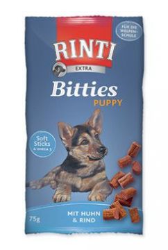 Rinti Dog pochoutka Extra Bits Puppy kuře+hovězí 75g