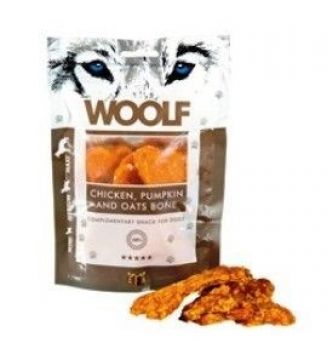 WOOLF pochoutka large chicken, pumpkin, oats bone 100g