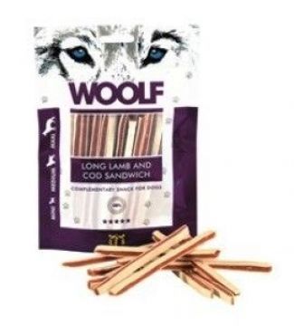 WOOLF pochoutka soft lamb and cod sandwich long 100g