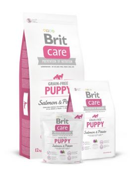 Brit Care Dog Grain-free Puppy Salmon & Potato 3kg
