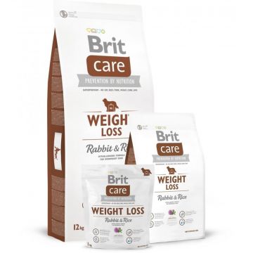 Brit Care Dog Weight Loss Rabbit & Rice 1kg