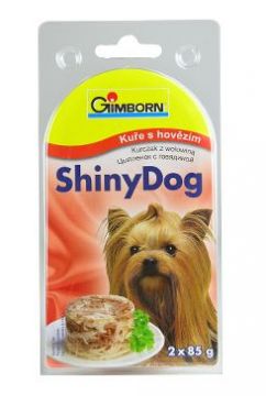 Gimborn konz. ShinyDog kuře/hovězí 2x85g