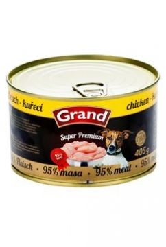 GRAND konz. Superpremium pes drůbeží 405g
