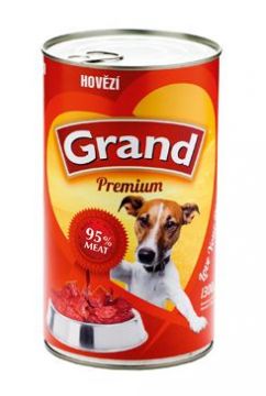 GRAND konz. pes hovězí 1300g