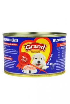 GRAND konz. štěně speciální mas.směs 405g
