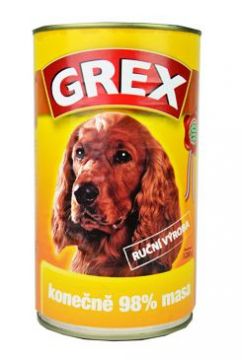 GREX konz. pes drůbeží 1280g